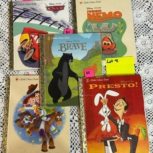 Disney Pixar Little Golden Books Set